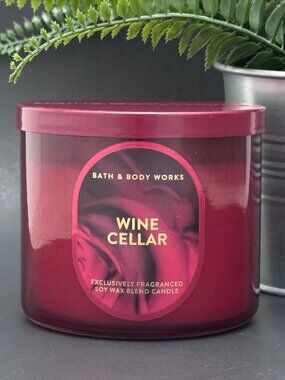 BBW Wine Cellar Bath & Body Works 3 Wick Candle